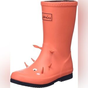Size 10 Toddler Joules Kids Orange Dinosaur Rain Boots